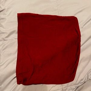$$Dark red tube top